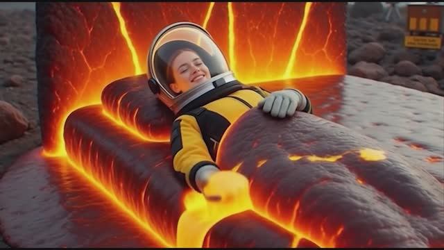 ЗАЛИПАТЕЛЬНОЕ ВИДЕО. КРОВАТЬ ИЗ ЛАВЫ. ASMR АСМР смотреть онлайн