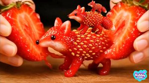 🍓Милые Фруктовые Малыши🥭 ФРУКТОВЫЕ ЖИВОТНЫЕ. Необычный Удивительный ИИ ASMR.