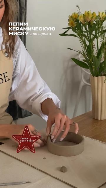 а что если сделать миску для своего питомца самостоятельно? 🐾  #гончарная #питомцы #керамика