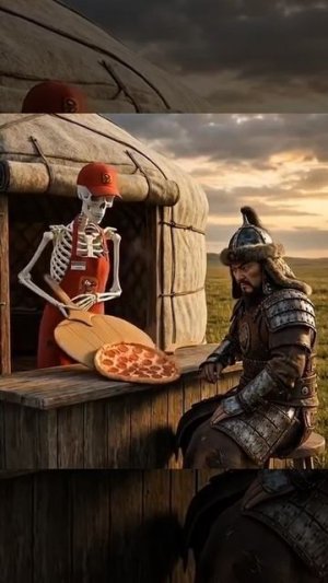 Если открыть ДоДо пицу у монголов Чингисхана