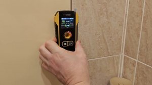 FNIRSI WD-02 поиск алюминиевого профиля под плиткой
