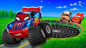 Машинки летают и прыгают! Развивающие мультики Машины помощники. Мультфильмы про машинки