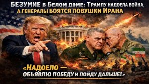 Генералы в панике: Иран заманивает Пентагон в «смертельную ловушку», а Трамп играет в детский сад