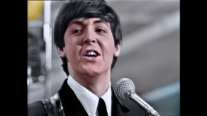 (4К в цвете) The Beatles  - I Saw Her Standing There (1964 февраль на "Эд Салливан Шоу")