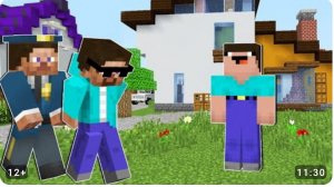 НУБ ПОЙМАЛ ВОРА В МАЙНКРАФТ ! НУБИК В ГОРОДЕ И ТРОЛЛИНГ ЛОВУШКА В MINECRAFT Дак Плей