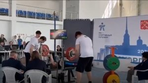 Егор Зобач - победитель Кубка Питера по классическому жиму 2026 г.