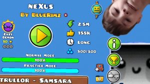 прошёл свой 6 демон в геометри Деш NEXIS