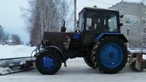 очистка дорог от снега 257 часть