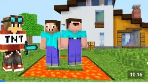 ГРИФЕР ПОЙМАЛ НУБА И ПРО В ЛОВУШКУ МАЙНКРАФТ ! НУБИК В ГОРОДЕ И ТРОЛЛИНГ ЛОВУШКА В MINECRAFT