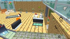 трактор уничтожать зданию