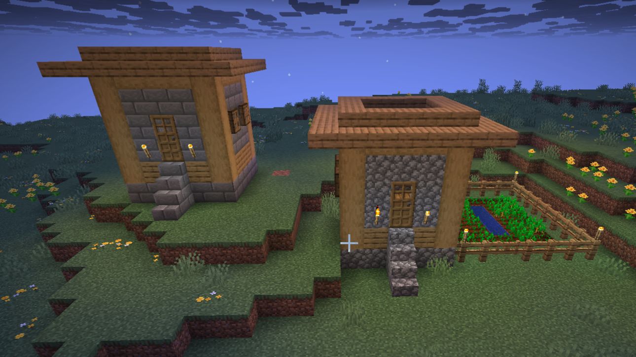 Minecraft. СТРОЙКА БЫСТРОГО ДОМА ДЛЯ ВЫЖИВАНИЯ В МАЙНКРАФТЕ!!!!