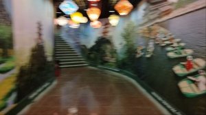 Коридор с музыкой,картинами и фонариками!