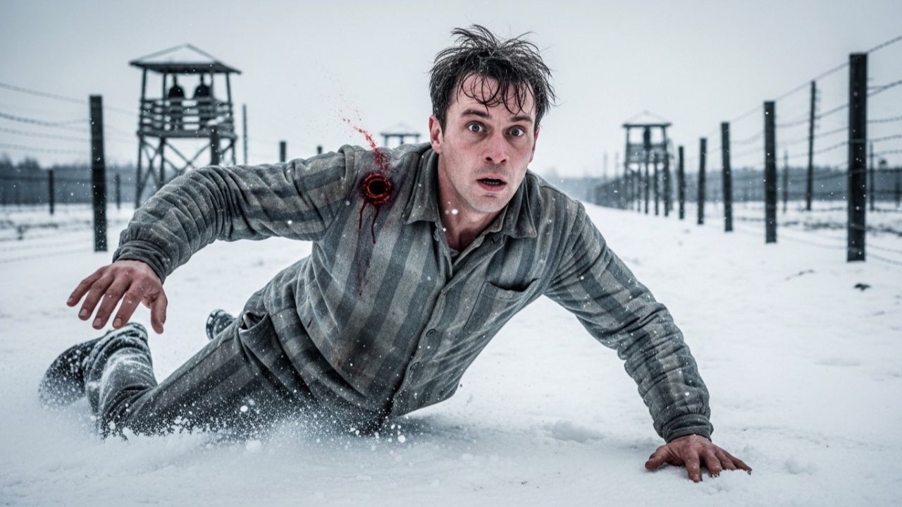 Его Подстрелили Во Время Побега