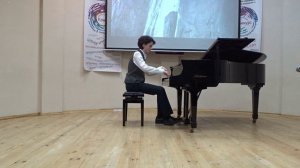 Т. Киселёва "Этюд в стиле bossanova ". С . Джоплин "Артист эстрады"  (Выступление на конкурсе)