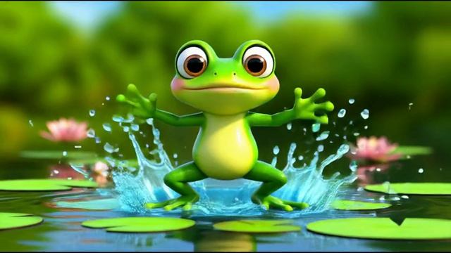 🐸ЛЯГУШКА ПРЫГ-СКОК. 🎵 Мультфильм с танцевальной песенкой для малышей!