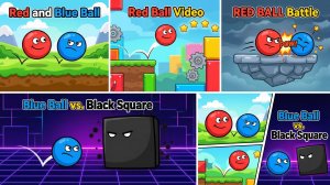 Мультики Красный -  Синий Шарик #5 Ред Бол Видео Для Детей Прохождение Игры Игровые Мультфильмы