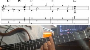 AUTUMN LEAVES на Гитаре. Уроки гитары. Ноты и табы для Гитары Alejandro Marin