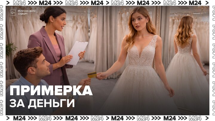 В свадебных салонах ввели плату за примерку платьев в связи с ажиотажем - Москва 24