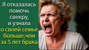 Я отказалась помочь свекру, и узнала о своей семье больше, чем за 5 лет брака