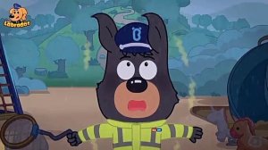 Храбрый шериф Лабрадор: правила безопасности во время грозы (познавательный мультфильм).