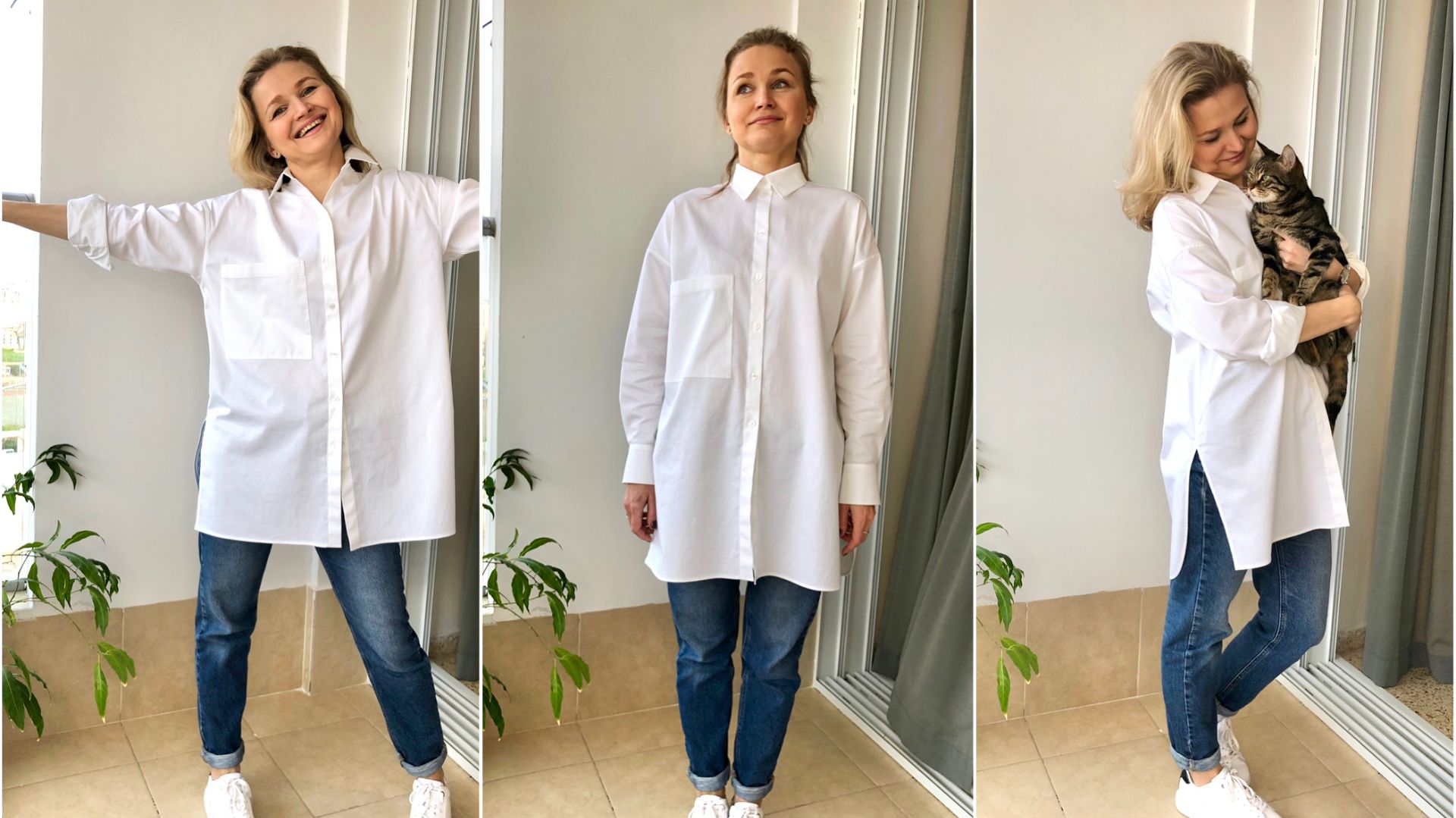 Люксовая обработка рубашки. Как сшить блузку без оверлока. Sew A Shirt. Оверсайз выкройка.