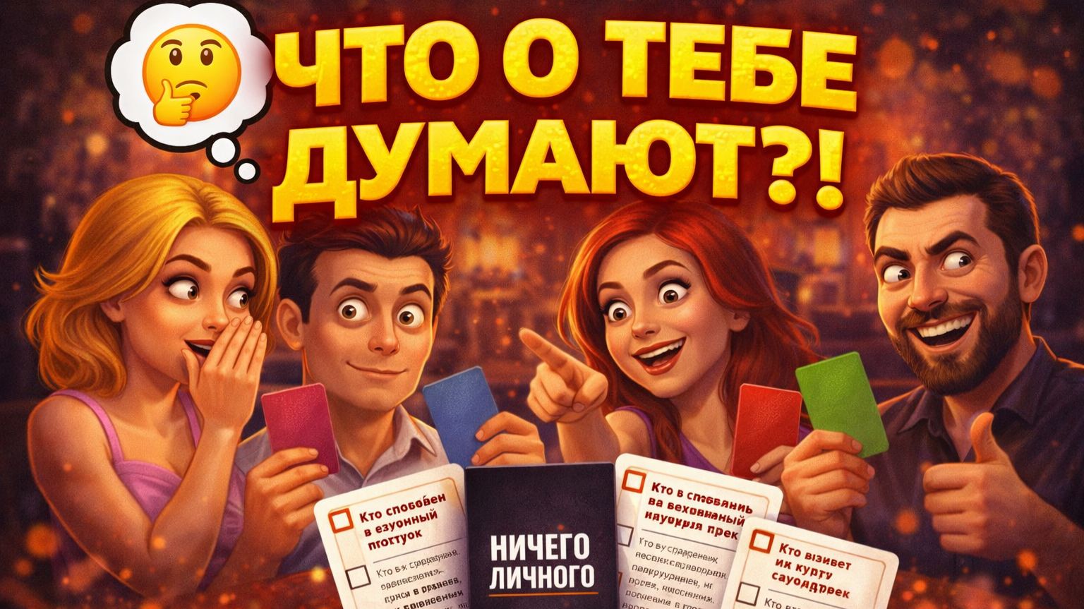 Ничего личного — правила игры | Обзор, как играть, игра про друзей