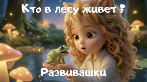 Кто в лесу живёт? 🌲🐰 Детская песенка | Развивающий мультик для малышей | Мика Мяу