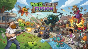 Зомби против растений PvZ Fusion Plants vs Zombies Растения против Зомби Битва
