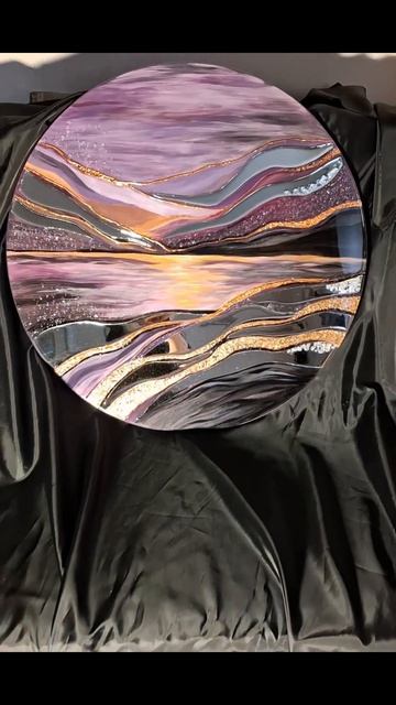 Гармония вечерних отражений #art #творчество #painting  #художник #искусство #зеркальнаякартина