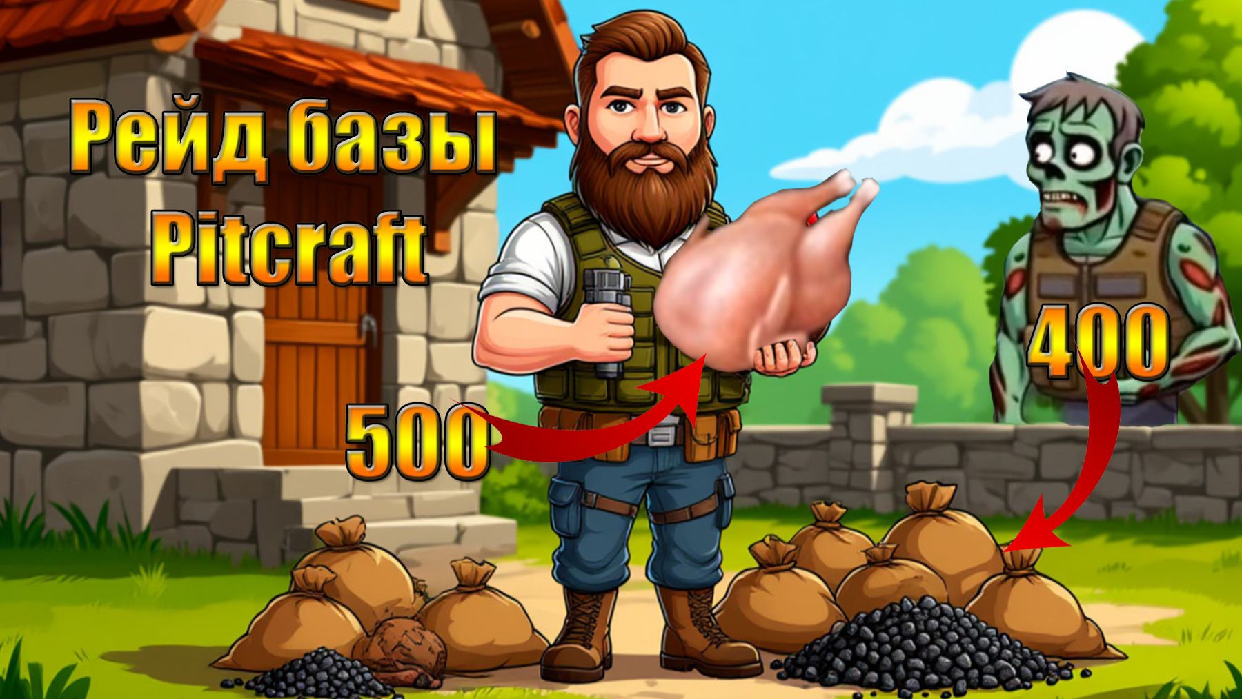 Топ рейд базы Pitcraft в мире Last Day | Ласт Дей | LDoE