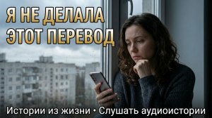 Истории из жизни «Я НЕ ДЕЛАЛА ЭТОТ ПЕРЕВОД»Слушать аудио рассказы