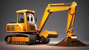 ДЕТЯМ. ПЕСНЯ ПРО СТРОИТЕЛЬНЫЙ ЭКСКАВАТОР