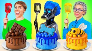 Кулинарный Челлендж Я против Бабушки с Роботом Собакой