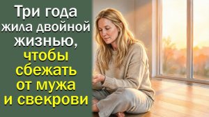 Три года жила двойной жизнью, чтобы сбежать от мужа и свекрови