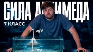 Сила Архимеда в 7 классе. Тяжелая Практика