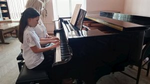 Фортепианный дуэт Алиса Топорко-Наталия Николаевна Токарева.М.Глинка-Хор «Славься»
