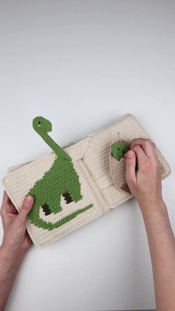 Crochet pattern dinosaur quiet book amigurumi crochet crocheting handmade crochetpattern