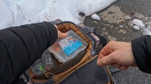 С сыном открываем сезон рыбалки в марте 2026 года на реке Канава