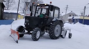 очистка дорог от снега 69 часть