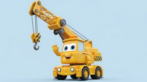 ДЕТЯМ. СТРОИТЕЛЬНЫЙ КРАН. КРАН ПОВЕРНИСЬ!