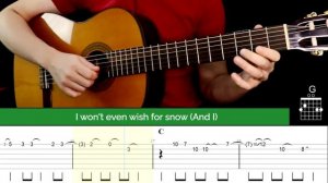 ALL I WANT FOR CHRISTMAS IS YOU на Гитаре. Уроки Гитары. Ноты и табы Гитары Level Up Guitar Tabs