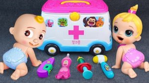 🍿18 минут увлекательного распаковывания игрушечного доктора и машинки скорой помощи