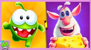 Ам Ням против Говорящего Бубы.Гонка Мультгероев.Бег по Крышам против Гонки за Сыром.Кто Круче