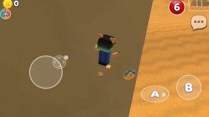 Super bear adventure Стикеры в пустыне