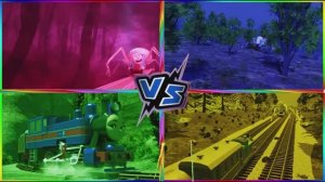 ПАРОВОЗИК ТОМАС МУТАНТ против МОНСТР-ПОЕЗДОВ 🚂🔥 Кто победит в ТАНЦЕВАЛЬНОЙ БИТВЕ? 🏆