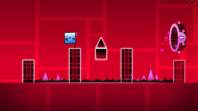 Играю в Geometry Dash 4 уровень