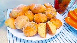 Домашнее ПЕЧЕНЬЕ с Апельсином.🍊 Пышное и Ароматное.