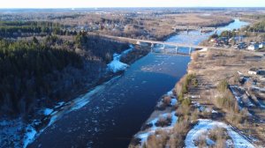 Ледоход р.Вага 28 марта 2026