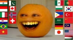 надоедливый апельсин на разных языках