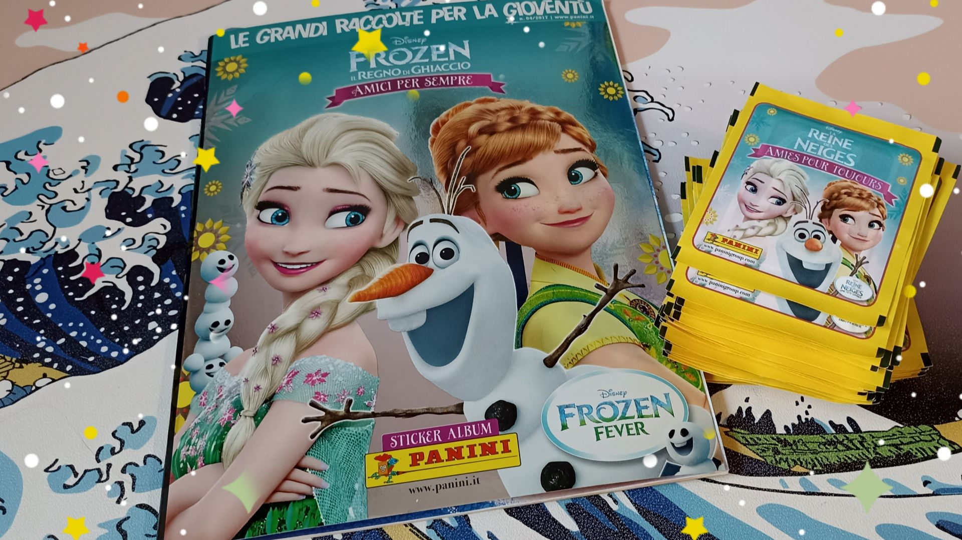 Распаковка и обзор Итальянских наклеек и журнала PANINI  